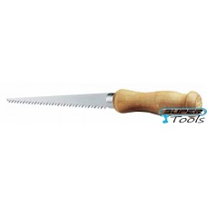 Ножовка по гипсокартону узкая с деревянной рукояткой 0-15-206
